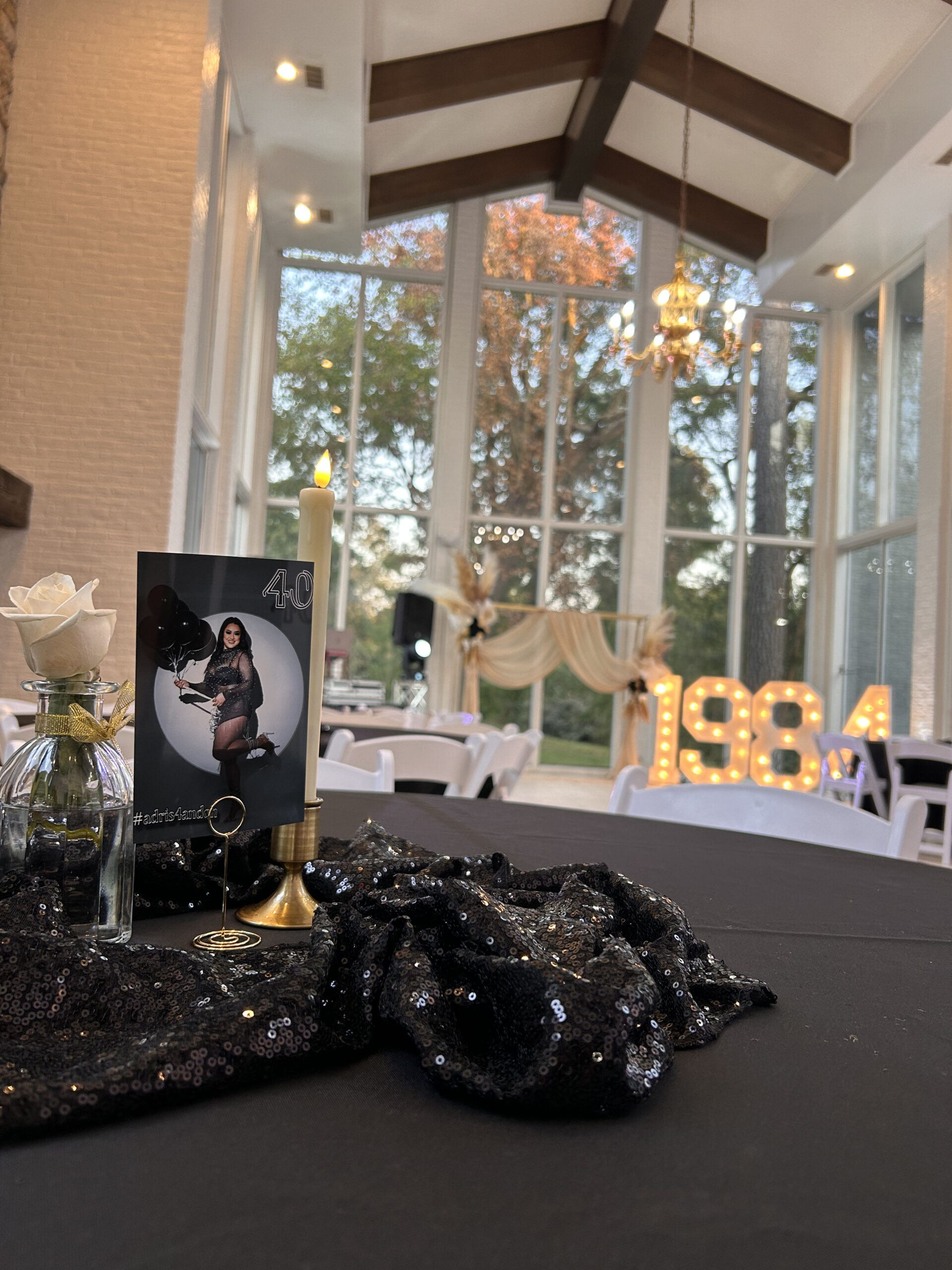 Birthday table setting